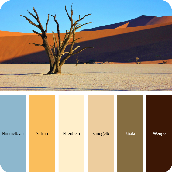 Farbpalette Afrika