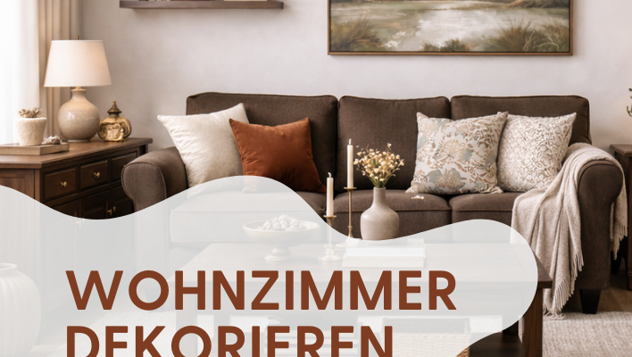 Wohnzimmer dekorieren ohne zu überfrachten: So wirkt’s gemütlich