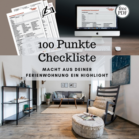 Ferienwohnung 100 Punkte Checkliste