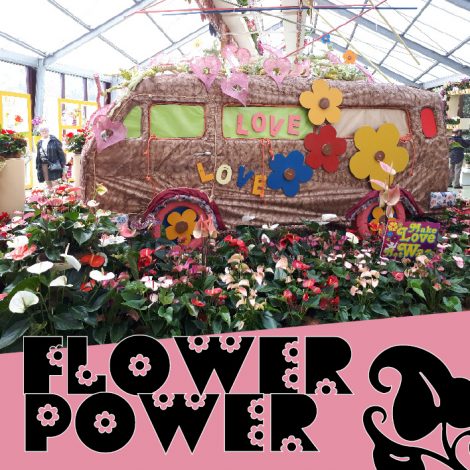 Flower Power Wohnungseinrichtung mit Blumen
