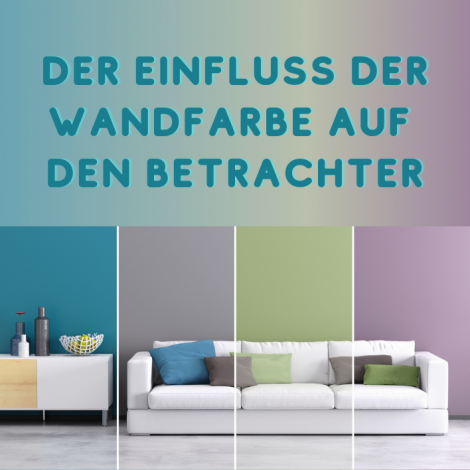 Einfluss der Wandfarbe