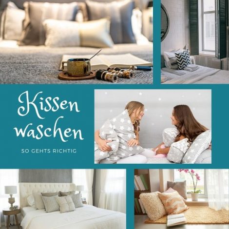 Kissen suaber und rein waschen gäste