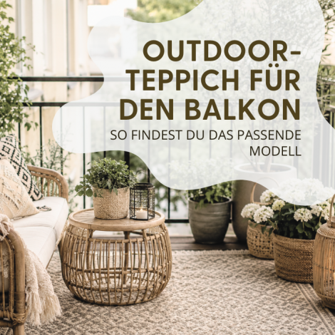 Outdoorteppich für den Balkon