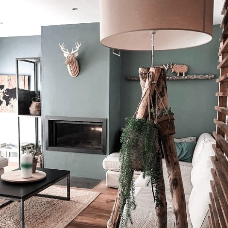 Wohnzimmer Naturmaterialien