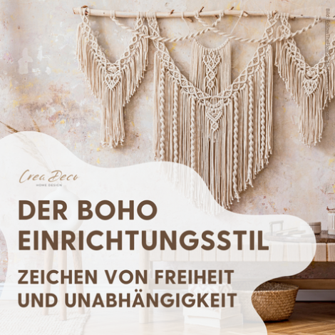 Boho Einrichtungsstil - Wohnen mit Natur